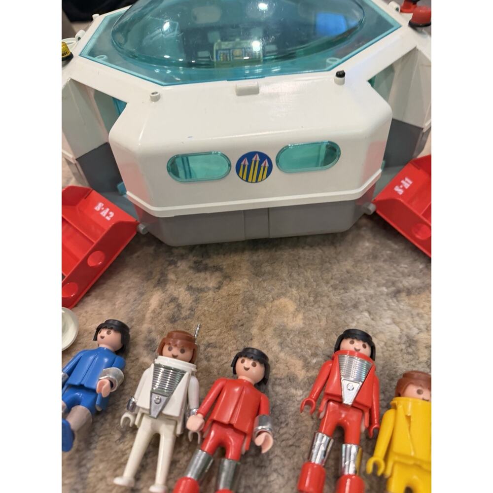 1980 Playmobil Playmospace Spaceship Station Lot Figures Robot Accessories Rare. - Picture 3 of 11